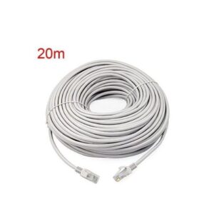 Câble Réseau Ethernet RJ45 CAT6 – 20 m – Gigabit Haut Débit
