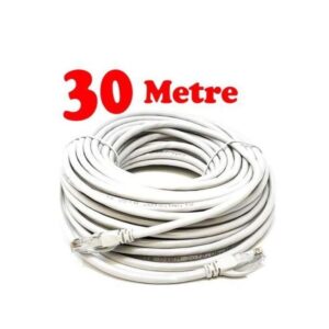 Câble Réseau Ethernet RJ45 CAT6 – 30 m – Haut Débit Gigabit & Longue Portée