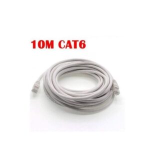 Câble Réseau Ethernet RJ45 CAT6 – 10 m – Haut Débit Gigabit & Cordon de Brassage