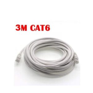 Câble Réseau Ethernet RJ45 CAT6 – 3 m – Haut Débit Gigabit & Brassage