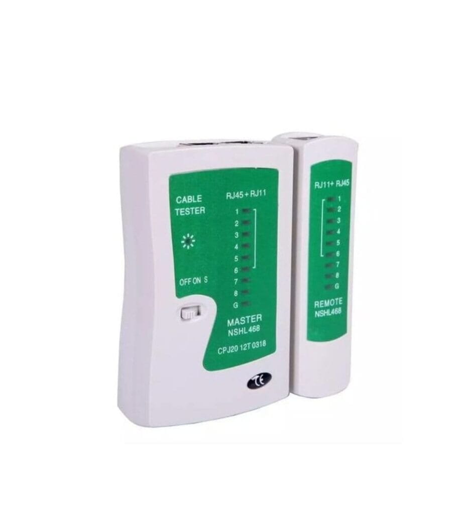 Testeur de Câbles RJ45/RJ11 – Cat5/Cat6 – Master & Remote