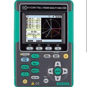KYORITSU 6315 – Analyseur de Réseau Triphasé 1000 V – Sans Pinces