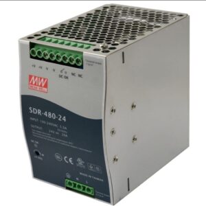 Mean Well SDR-480-24 – Alimentation Industrielle 24 VDC – 20 A – Rail DIN