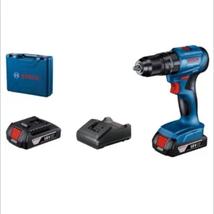 Perceuse-Visseuse Sans Fil BOSCH GSB 185-LI – 18 V – Brushless – 2 Batteries + Chargeur)