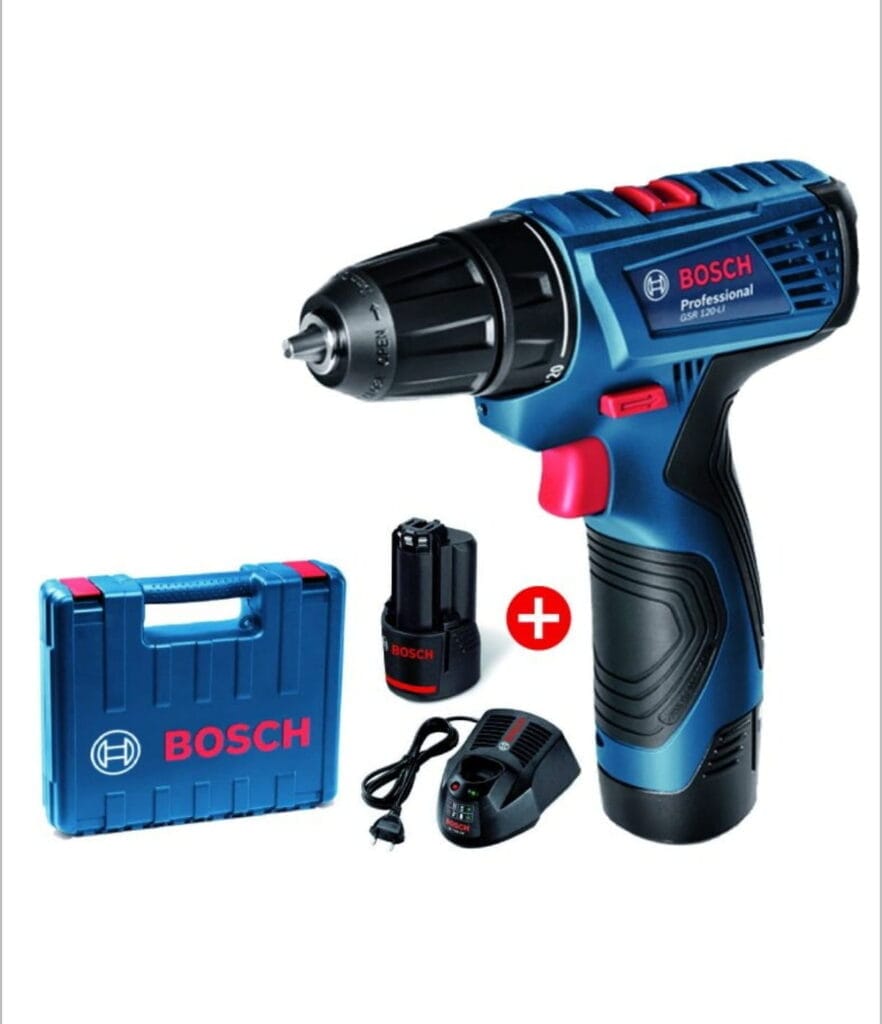 Visseuse Perceuse Sans Fil BOSCH GSR 120-LI – 12 V – 2 Batteries + Chargeur