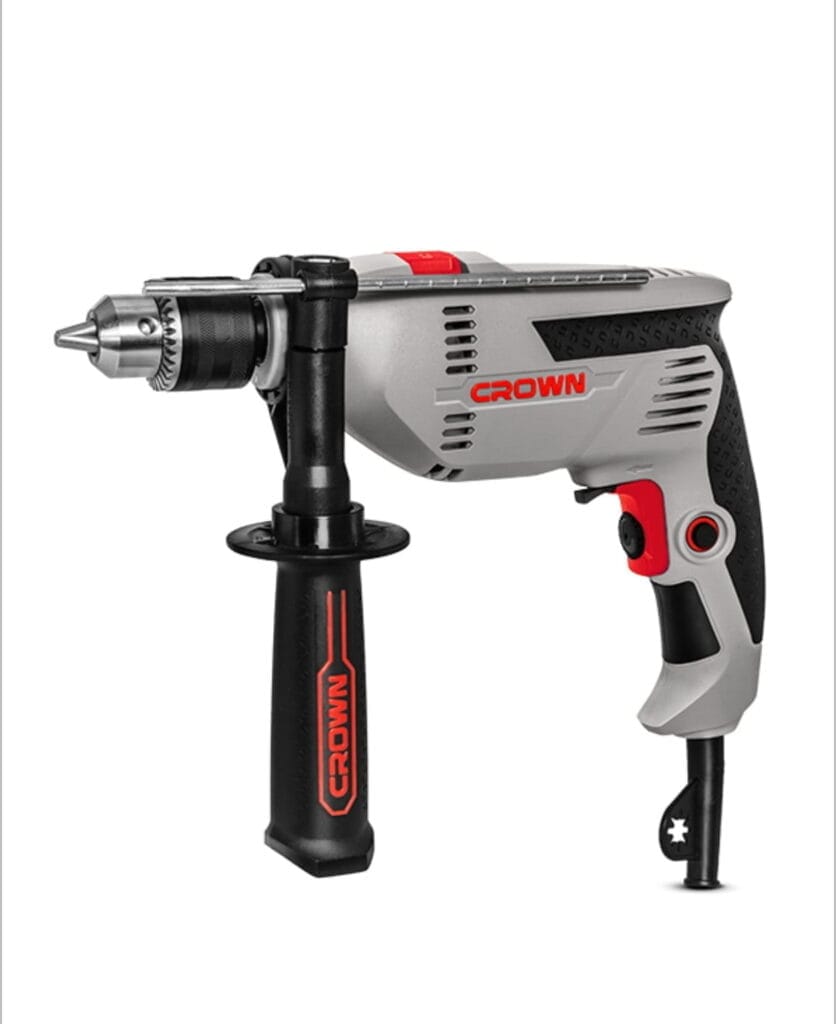 Perceuse à Percussion CROWN CT10128 – 600 W – Mandrin Ø13 mm