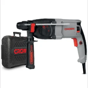 Perforateur SDS+ CROWN CT120725 – 650 W – Ø20 mm – 3 Fonctions – Mandrin + Adaptateur