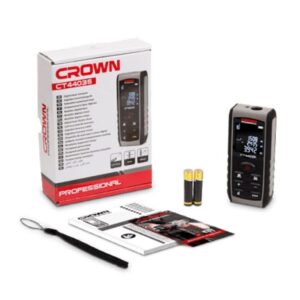 Télémètre Laser CROWN CT44035 – Portée 100 m – Anti-Choc – Haute Précision