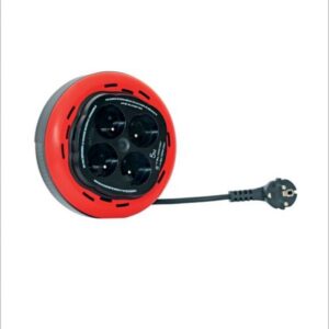 Enrouleur Électrique Domestique INGELEC – 5 m – 4 Prises 2P+T