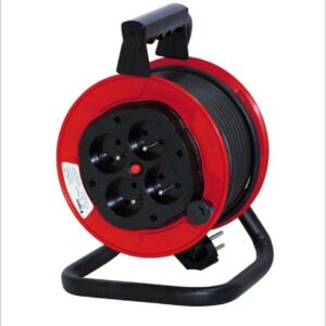 Enrouleur Électrique Professionnel INGELEC – 15 m – 4 Prises – Version R – Chantier