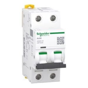Schneider Acti9 iC60N – Disjoncteur 2P 6 A – Courbe C