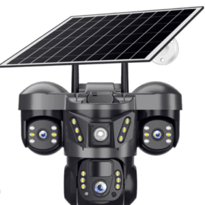 Caméra de Surveillance Solaire PTZ 4G – Rotation 360° – Sans Fil