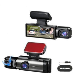 Caméra Embarquée Double Objectif – Dashcam Avant et Arrière