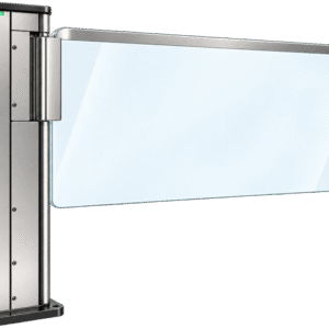 Portillon automatique motorisé en verre – Contrôle d’accès