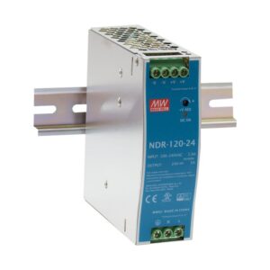 Mean Well DR-120-24 – Alimentation 24 VDC 5 A – Rail DIN