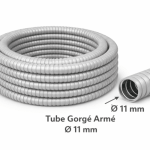 Tube gorge armé diamètre 11 mm
