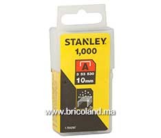 Agrafes 10 Mm Type A - Boite De 1000Pcs STANLEY