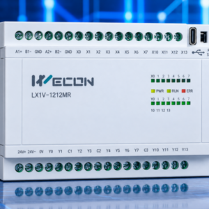 Automate Programmable WECON LX1V-1212MR-D – 12 Entrées / 12 Sorties Relais – 24 V DC – RS485