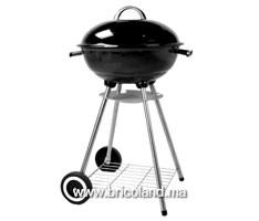 Barbecue à charbon 46cm avec couvercle - BBQ