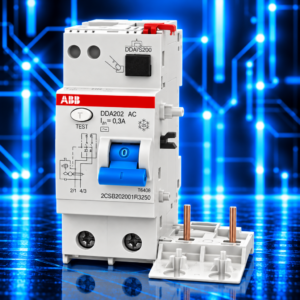 Bloc Différentiel ABB DDA202 AC – 2P – 25 A – 300 mA – Type AC