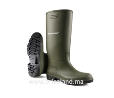 Bottes de travail pvc verte - Dunlop