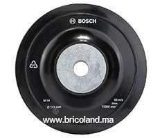 Plateau de ponçage Ø 115mm pour disques abrasifs sur fibres - Bosch