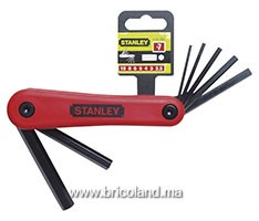 Jeu de 7 clés mâles hexagonales Gamme Pro - STANLEY