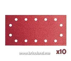 Feuille abrasive 10 pièces 115 x 230 mm G120 Eco pour Bois - Bosch