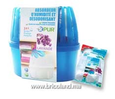 Absorbeur d'humidité et désodorisant pour chambre - R'PUR