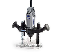 Adaptation défonceuse plongeante - Dremel