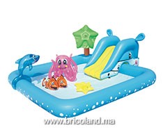 Aire de jeux gonflable aquarium avec toboggan - Bestway