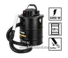 Aspirateur/souffleur de cendres 1000 W - Vito