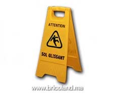 Panneau de signalisation Attention Sol Glissant