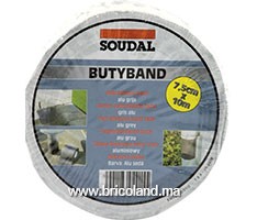 Bande d'étanchéité Butyband 10m - Soudal