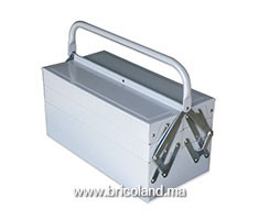 Boite à outils métallique 6 compartiments - JBM