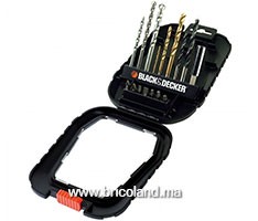 Coffret de forets et embouts 16 pièces - BLACK & DECKER