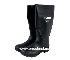 Bottes de travail pvc noir - Vito