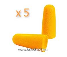 Bouchon d'oreille jetable 5 paires