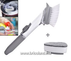 Brosse de nettoyage de cuisine interchangeable