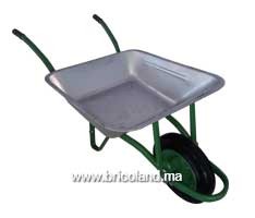 Brouette en acier galvanisé 85 L / 150 Kg