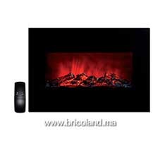Cheminée électrique effet flamme LED