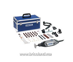 Coffret 3000 5 étoiles : 5 adaptateurs et 75 accessoires - Dremel