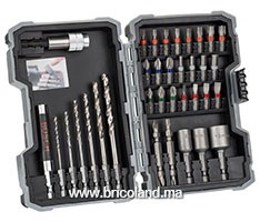 Coffret de forets et embouts de vissage 35 pièces pour beton - Bosch
