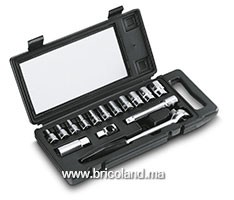 Coffret à douille 1/2" 15 pièces - STANLEY