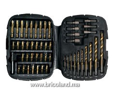 Coffret de forets et embouts 50 pièces A7093 - BLACK & DECKER
