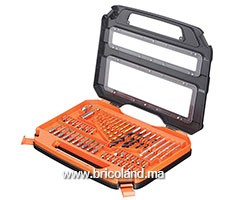 Coffret de forets et embouts 50 pièces A7168 - BLACK & DECKER