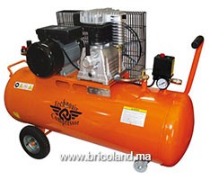 Compresseur d'air 100 litres 2.5 HP Courroie - Techno-Air