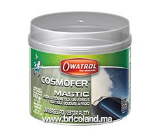 Mastic polyester universel blanc COSMOFER 250g - Owatrol