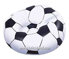 Coussin gonflable ballon de football Up In & Over 114 x 112 x 66 cm - Bestway