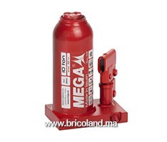 Cric-bouteille hydraulique 10 tonnes - Mega